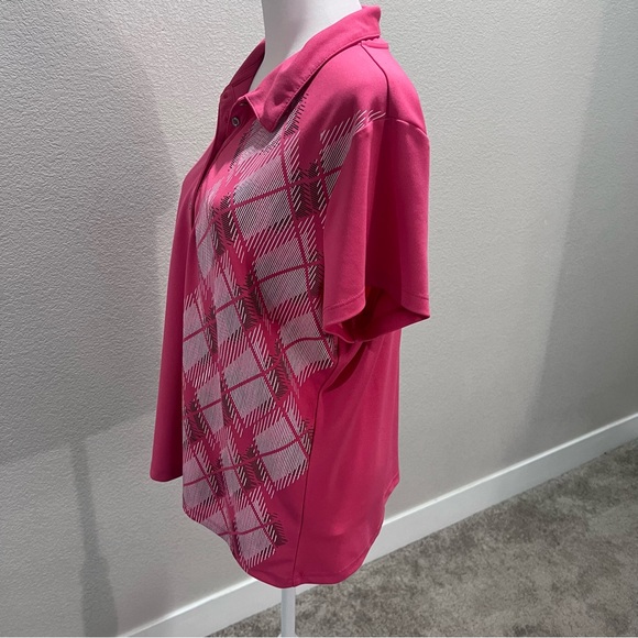 IZOD Golf Polo Shirt - Argyle Preppy Sport Top - XL - Picture 4 of 12